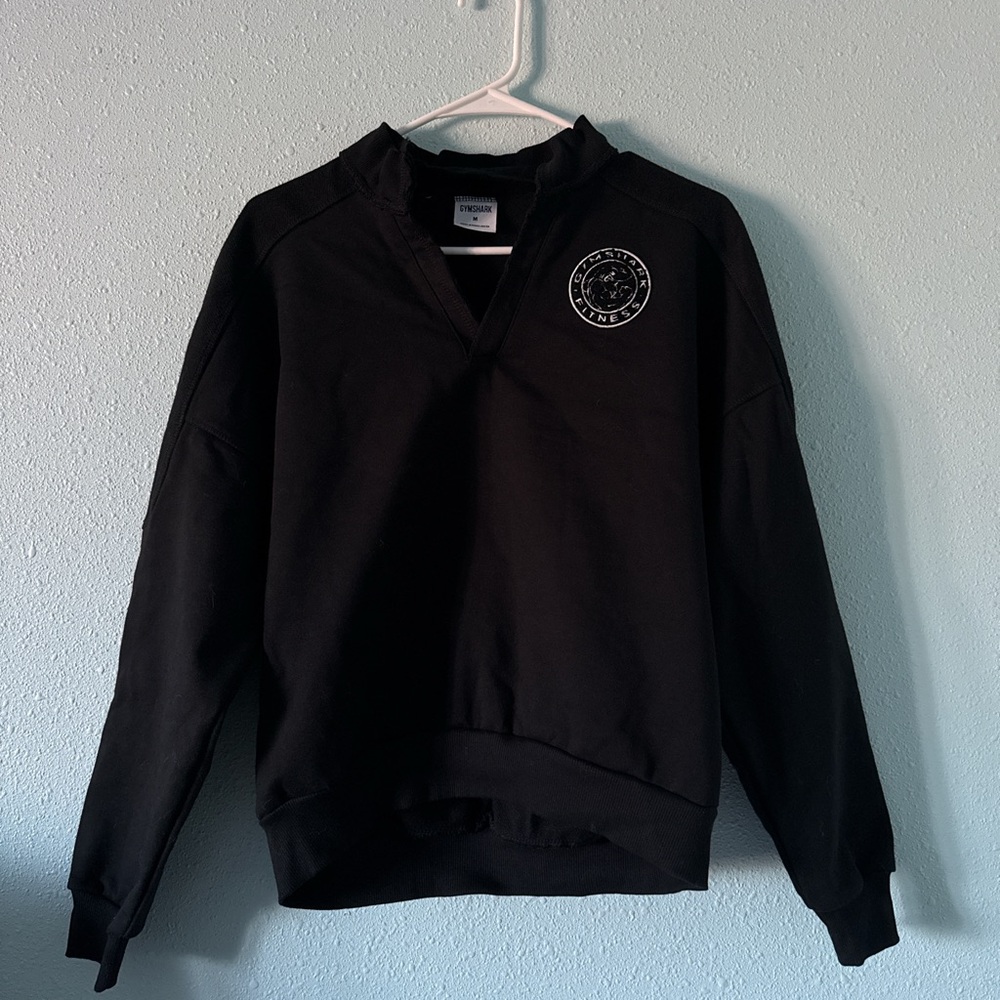 Gymshark Fitness Black and White Sweatshirt